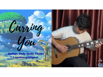 Carring You guitar cover ( castle in the sky ) | Dạy đàn guitar tại quận 12